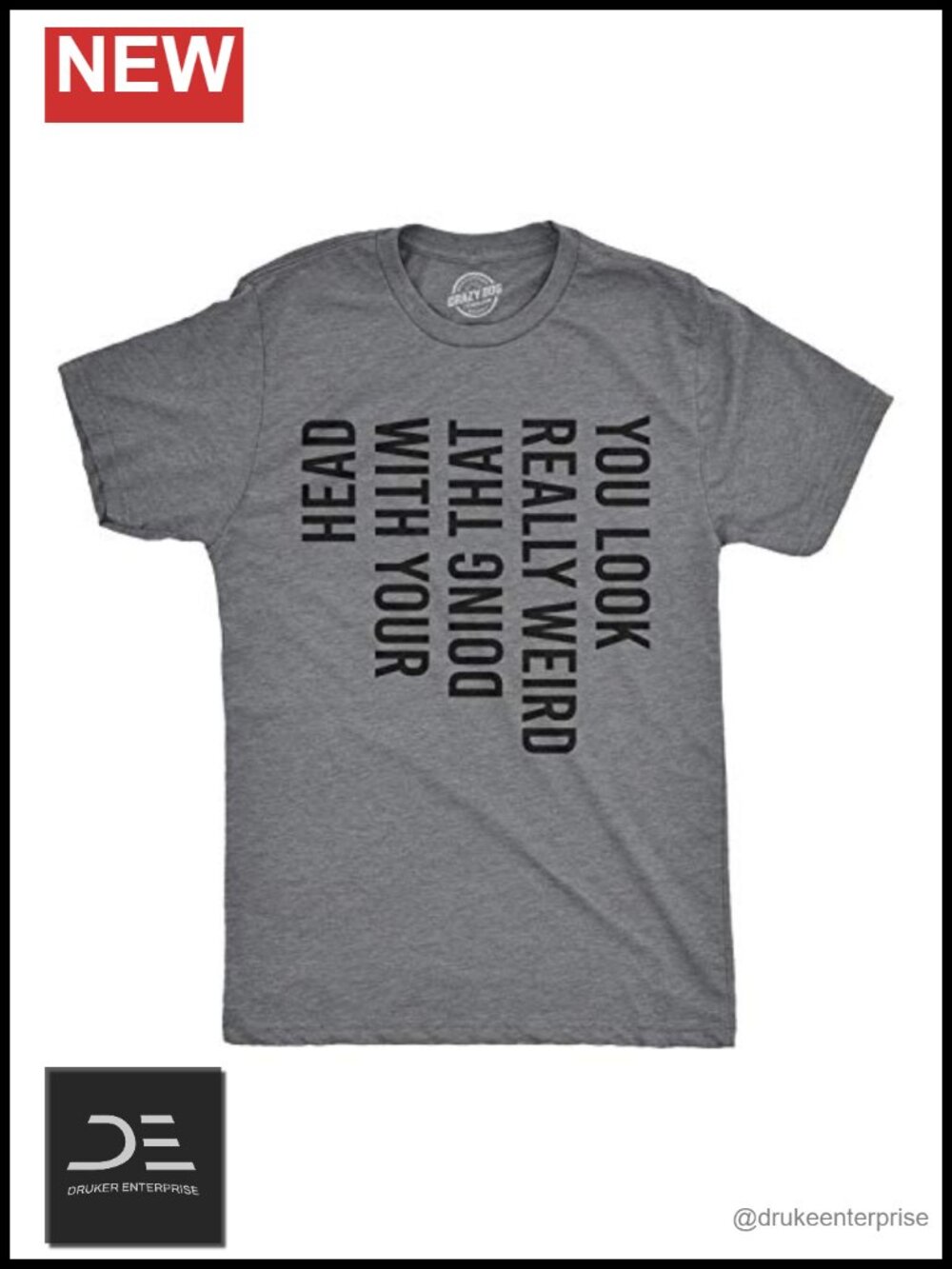 Men's Funny Sarcasm T-Shirt, Super Soft Cotton Blend Tee - Picture 1 of 6